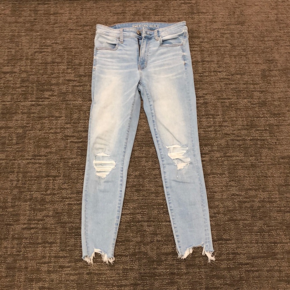american eagle super stretch jeans